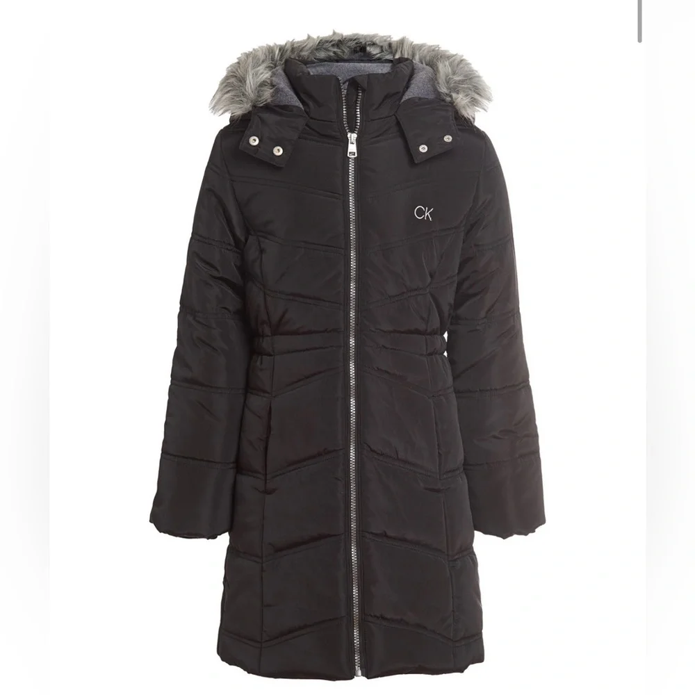 Calvin Klein Toddler/Little Girls Aerial Jacket - Picture 1 of 4